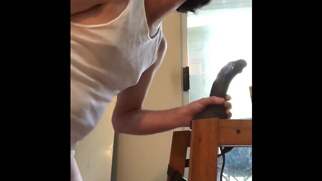 Cross dressing Bitch has fun on Thanksgiving