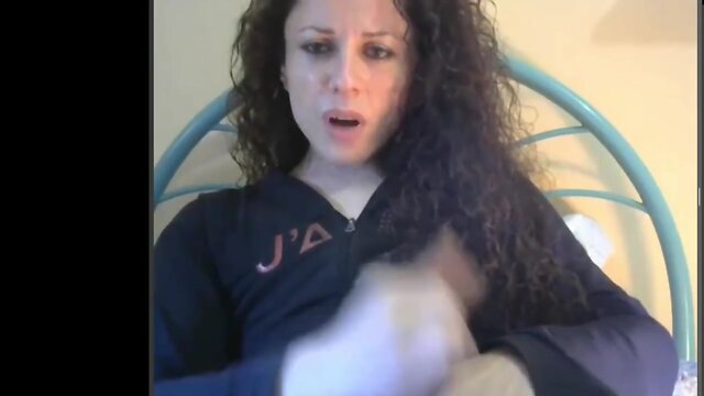 Sexy Italian Transsexual explodes twice