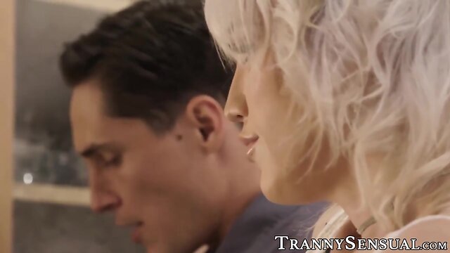 Stepsis T-GIRL Lena Kelly analled after sloppy suck off