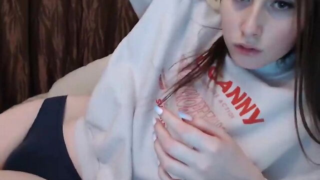 Playing tiny pecker beauty shemale spank booty trap tranny crossdresser anal