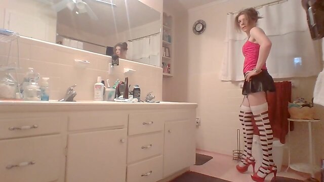 Prostitute Princess Plays with two Dildos