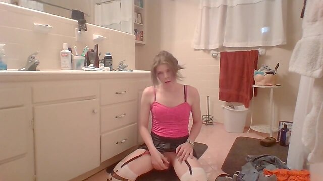 Prostitute Princess Plays with two Dildos