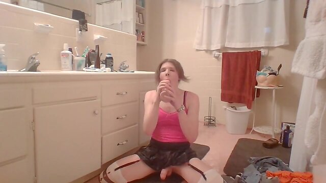 Prostitute Princess Plays with two Dildos