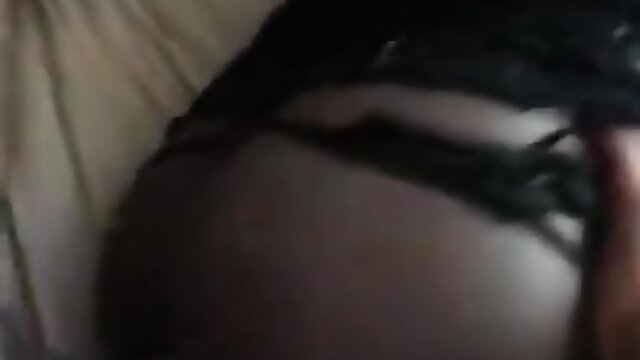 Electrifying Interracial Barebacking: Lingerie-clad Woman & Partner