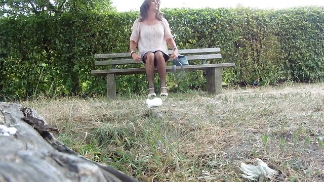 Ladyboy chillin in the Park