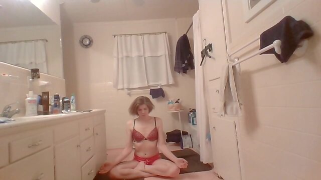 This trans-female's morning yoga routine