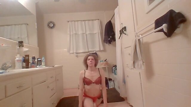 This trans-female's morning yoga routine