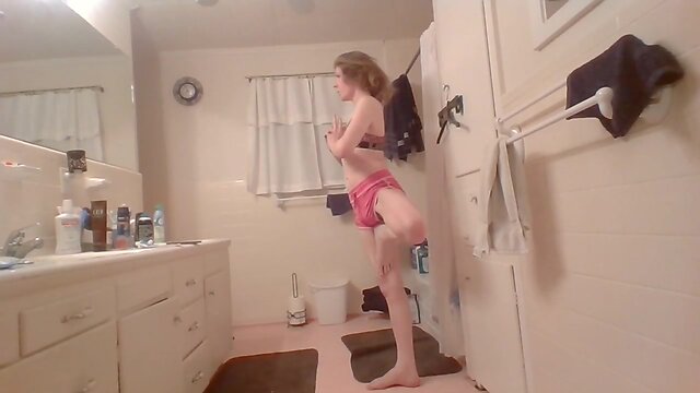 This trans-female's morning yoga routine