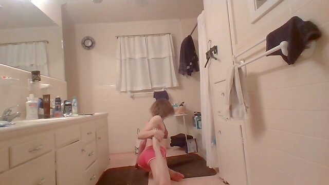 This trans-female's morning yoga routine