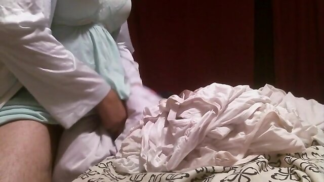 Nylon olga nightgown cum