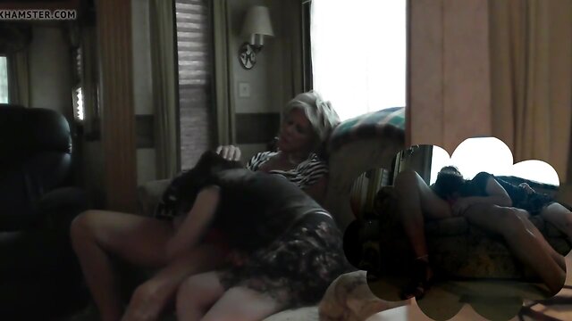 Two sexy TG's fuck on couch.