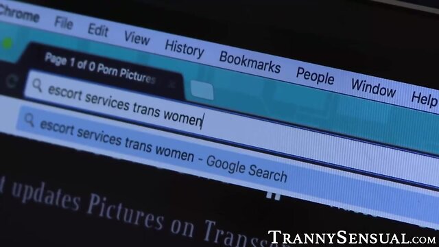 Sensual trans chick fiercely fucks stacked latin client