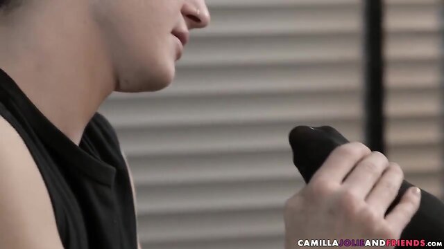 Feet rubbed latino shemale