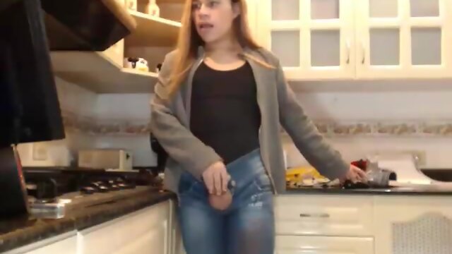 prick in the middle of blue jean