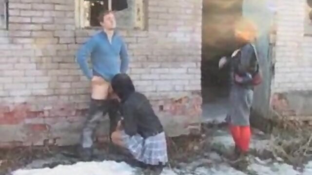 Outdoors sex in Chernobyl