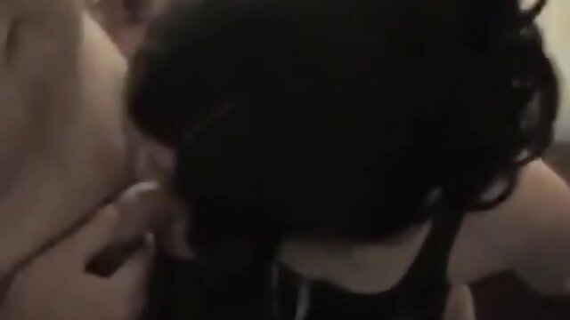 Crossdresser gets two cocks