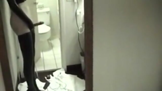 Crossdresser gets two cocks