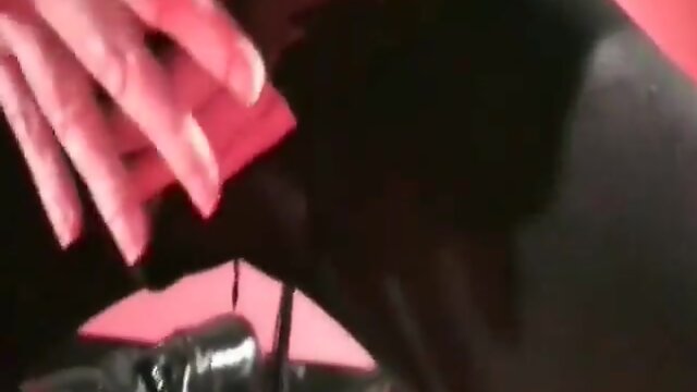 Crossdresser latex fuck