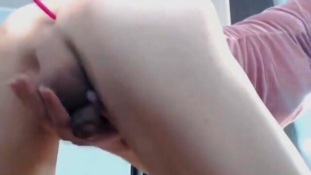 Hot Lingerie Babe`s Solo Anal Masturbation Webcam Show