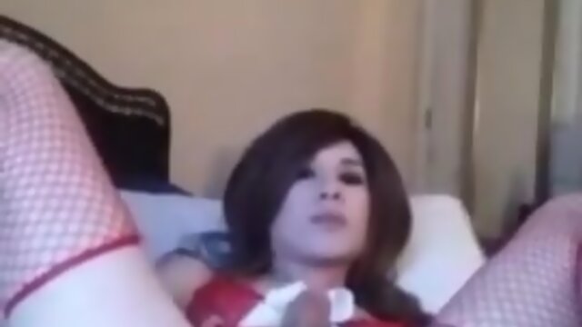 Sensual Solo: Stockings Babe Pleasuring Herself