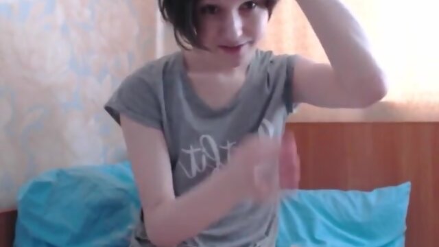 Skinny Girlyboy Masturbating