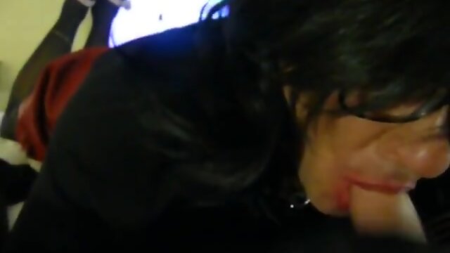 Fiona Fairhaven sucks T-Girl Alison from soft to cum