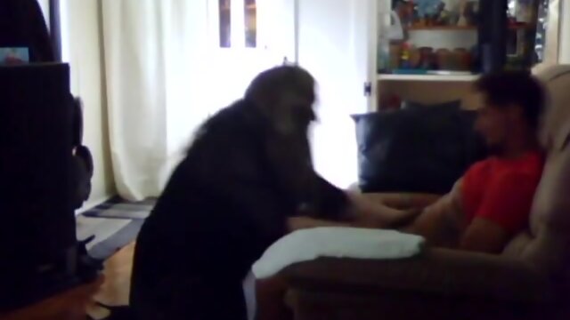 Straight paly with crossdresser