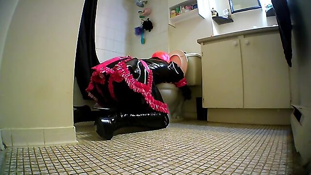 Latex-clad BDSM Exploration: A Solo Journey of Desire