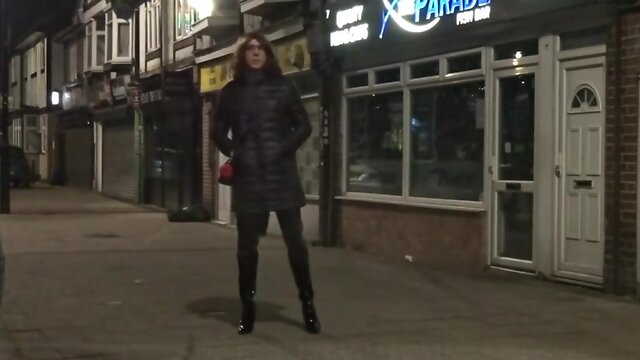 Peeing and masturbating on Crayford High Street