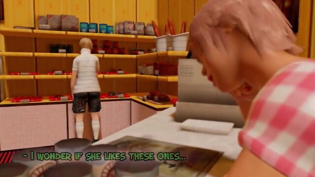 Trans Mom fucks chick - Family Stories, 3D Futanari MILF Porn