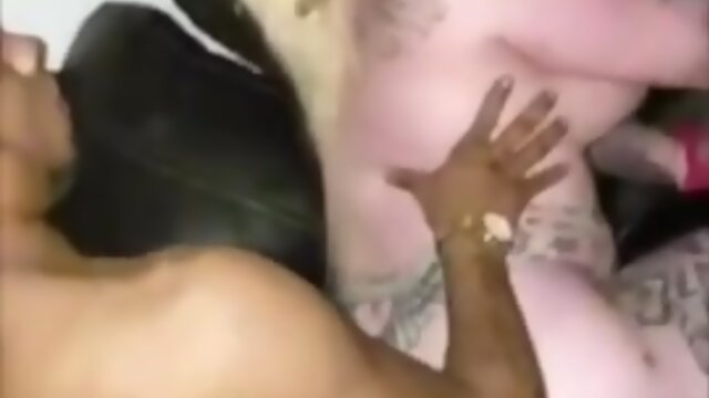 Massive butt ladyboy gets drilled in bbc 3some