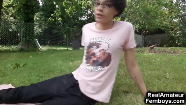 Teeny Femboi Self Facial!