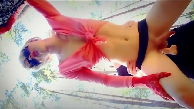 Phymosis no hands cumshot at the woods