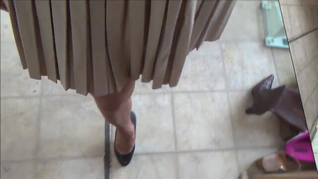 Woman with clitty caged