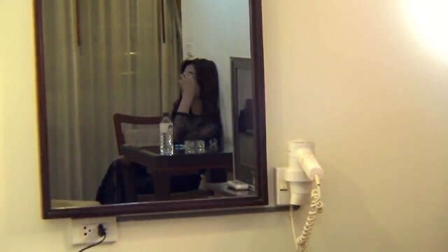 Young Ladyboy Teases Teen Admirers with Big Tits