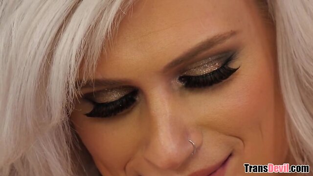 Penis craving trans roommate takes a bbc!