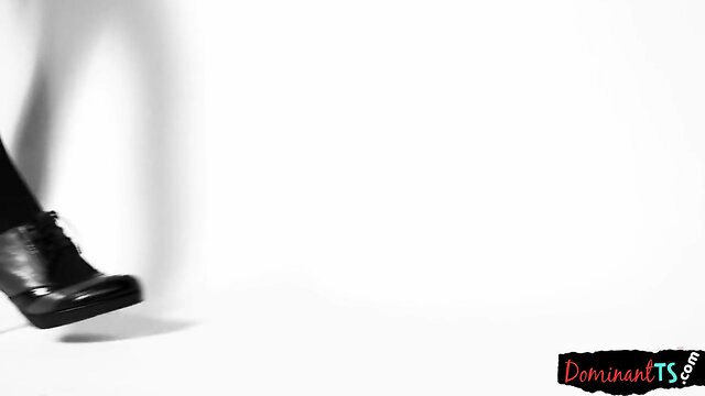 Busty transsexual like a doggy fucked by horny stud