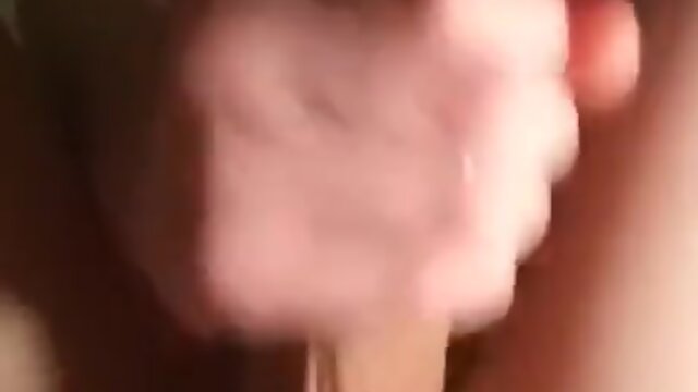 Spreading my legs while dildoing my booty and teasing my clit.