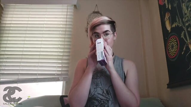 Unboxing a gift from a fan