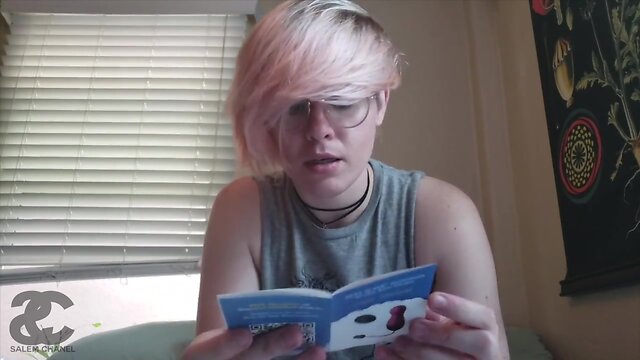 Unboxing a gift from a fan