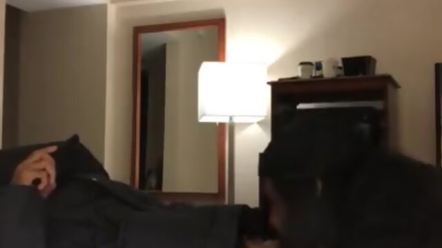 T-Chick giving loud sloppy bj