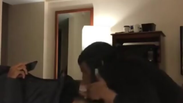 T-Chick giving loud sloppy bj