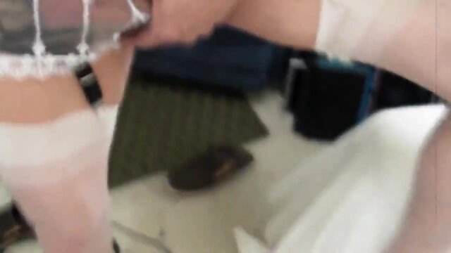 Sil white ff stockings and cum