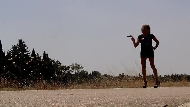 Flashing on motorway