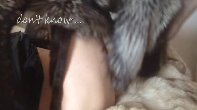 Sad but sexy transsexual in furs part 9