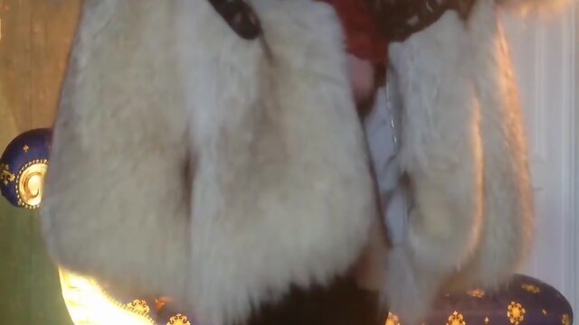 Sad but sexy transsexual in furs part 9