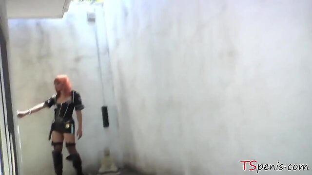 So you are a cocksucker, aren't you? - t-girl angel