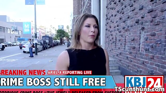 Transvestite gangbang beauties plowing pussy and ass