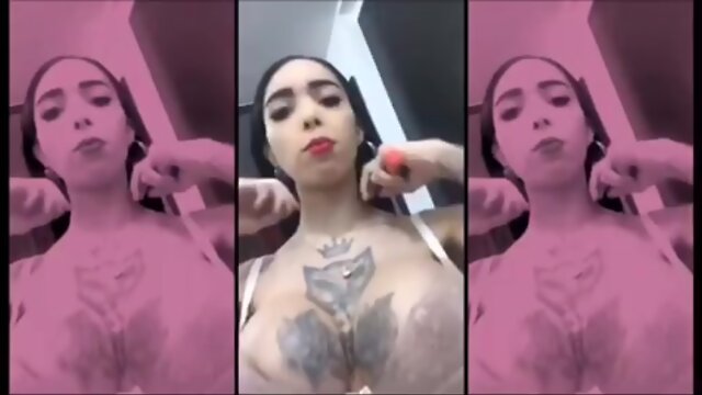 Sensual Busty Tattoo’d Shemale