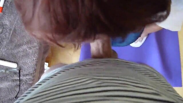 Sissy dressed as schoolgirl